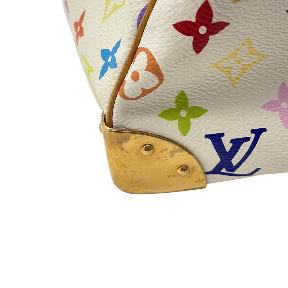 Louis Vuitton Monogram Multicolor Speedy 30 Handbag M92643 LOUIS VUITTON Whit... - Picture 12 of 16